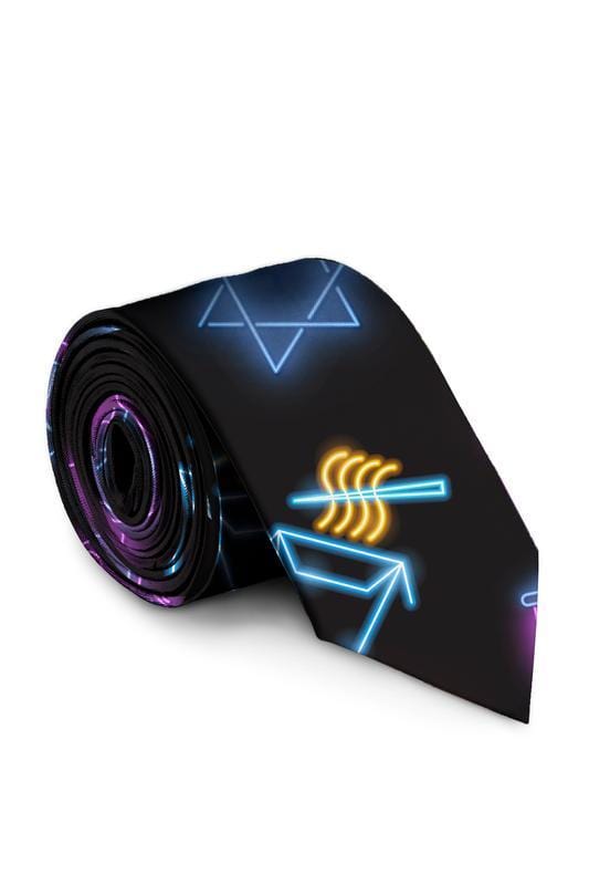 The Latke'd and Loaded Hanukkah Tie