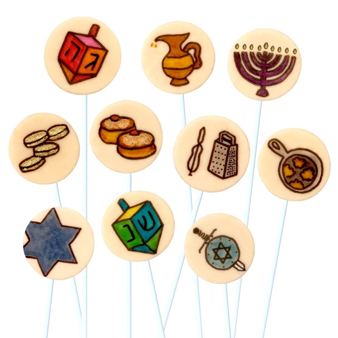 Marzipops Candy Marzipan Hanukkah Collection