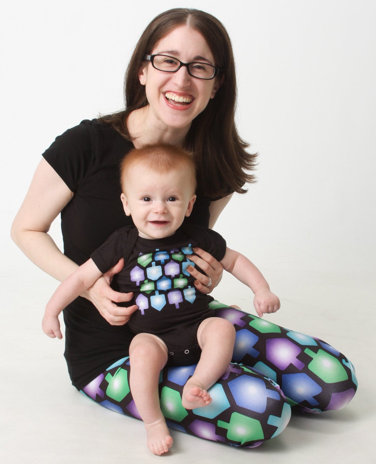 Midrash Manicures - Hanukkah Dreidel Baby Onesie - ModernTribe