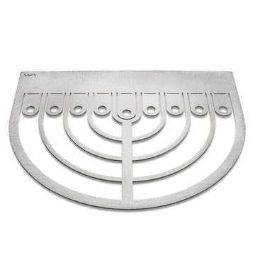 Studio Wallaby Menorah Default Flat Modern Hanukkiah