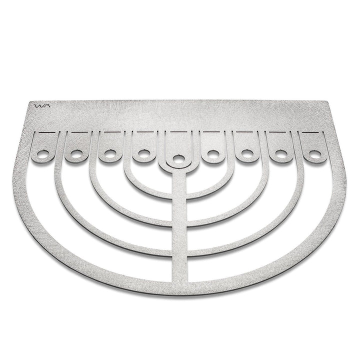Studio Wallaby Menorah Default Flat Modern Hanukkiah