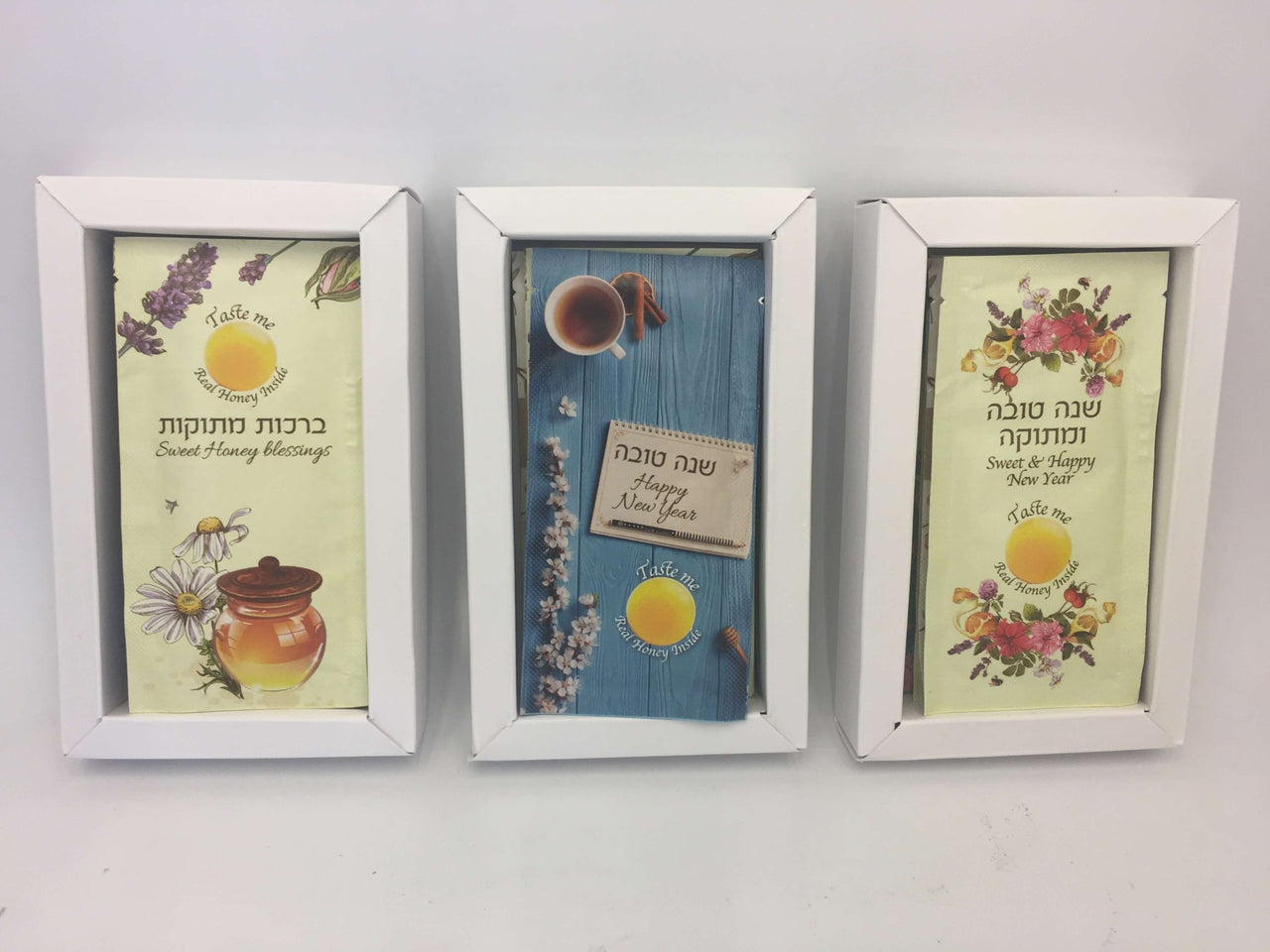 Lin's Farm - Tastable Rosh Hashanah Honey Cards - Set of 5 Packets - ModernTribe