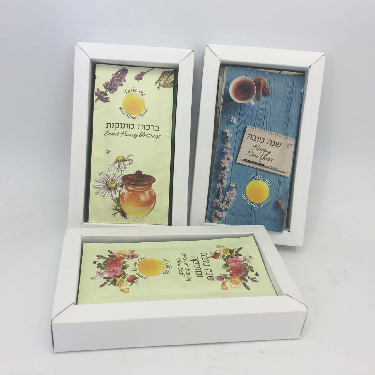 Lin's Farm - Tastable Rosh Hashanah Honey Cards - Set of 5 Packets - ModernTribe