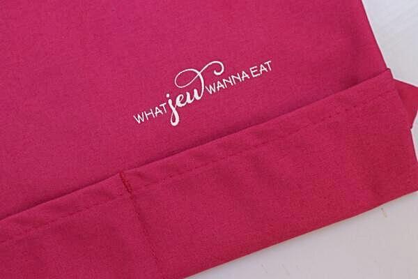 What Jew Wanna Eat - Party Like a Lox Star Apron - Pink - ModernTribe