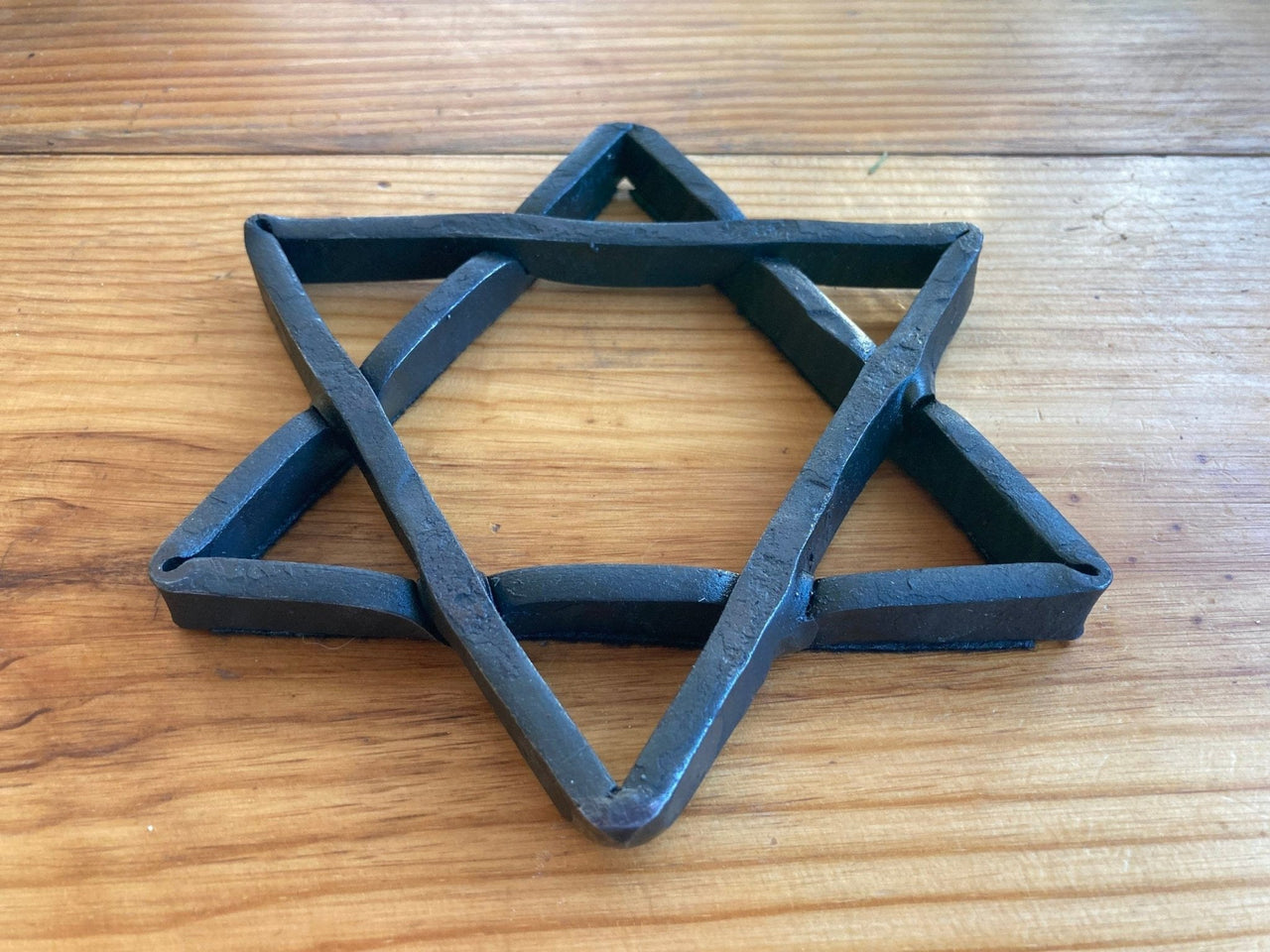 Meridian Farm and Forge - Hand - Forged Star of David Trivet - ModernTribe