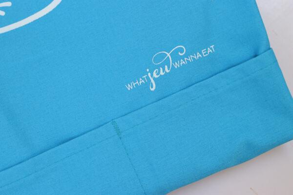 What Jew Wanna Eat - Challah Back Apron - Turquoise - ModernTribe