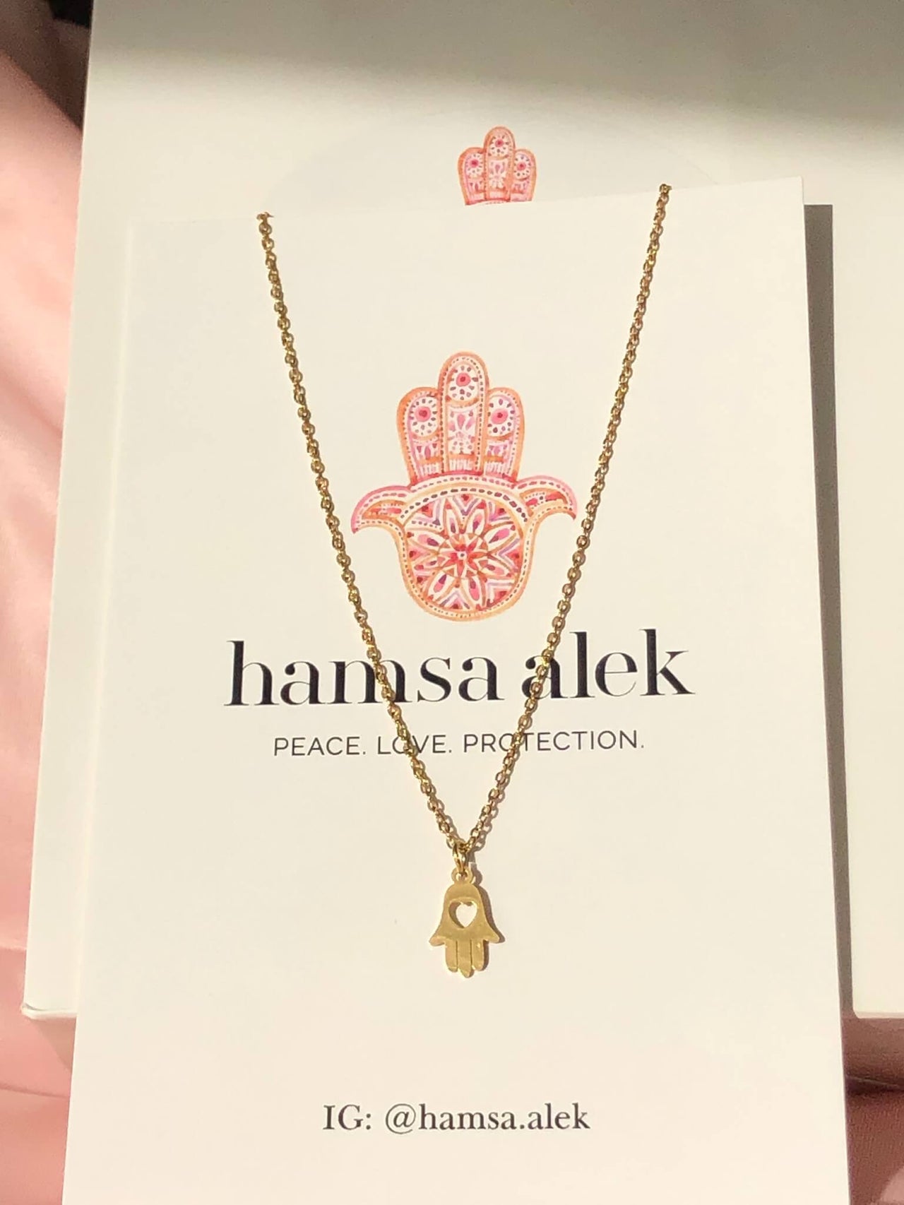 Hamsa Alek - Mini Hamsa Love Necklace - ModernTribe