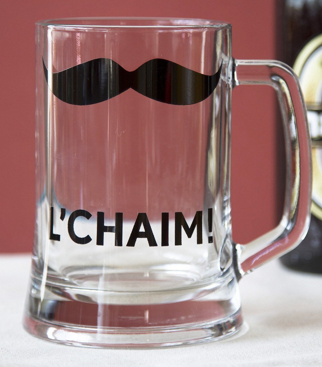 Barbara Shaw - L'chaim! Glass Beer Pint - ModernTribe