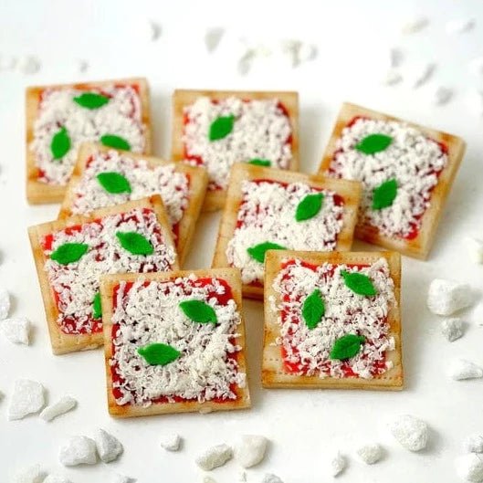 Marzipan Matzah Pizza Tiles