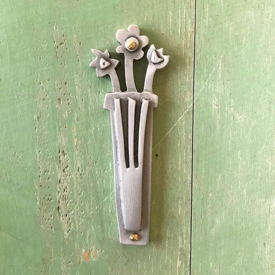 Flower Pot Mezuzah By Emily Rosenfeld