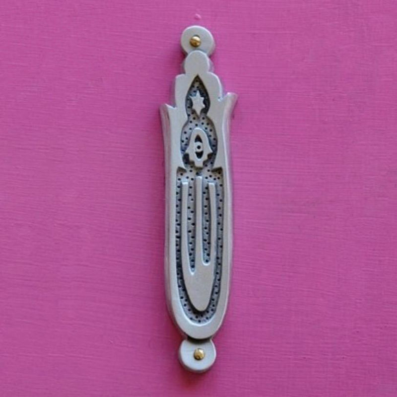 Emily Rosenfeld Mezuzahs Hamsa Mezuzah By Emily Rosenfeld