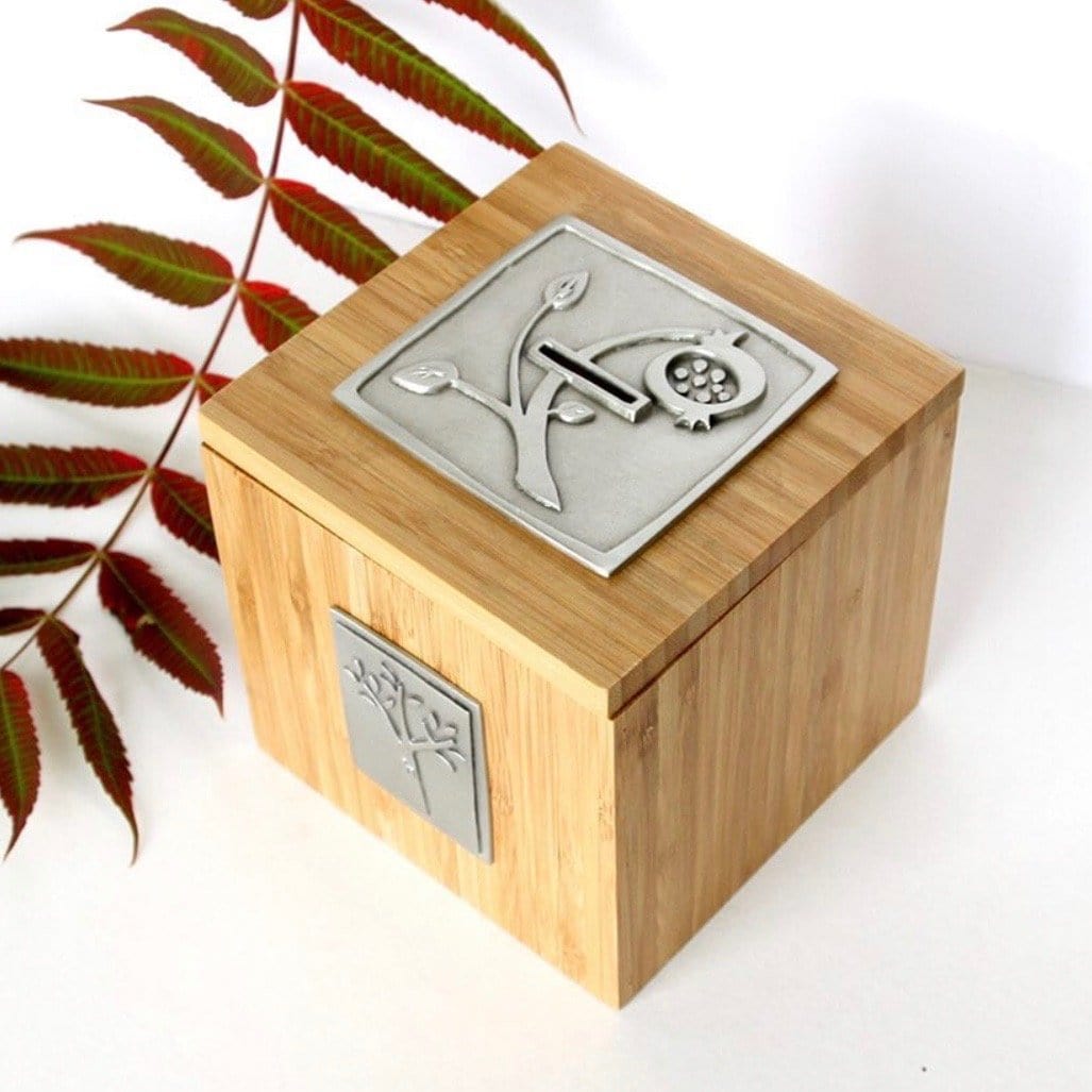Emily Rosenfeld - Pomegranate Tzedakah Box by Emily Rosenfeld - ModernTribe