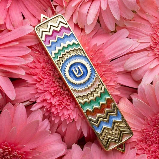 Chevron Mezuzah