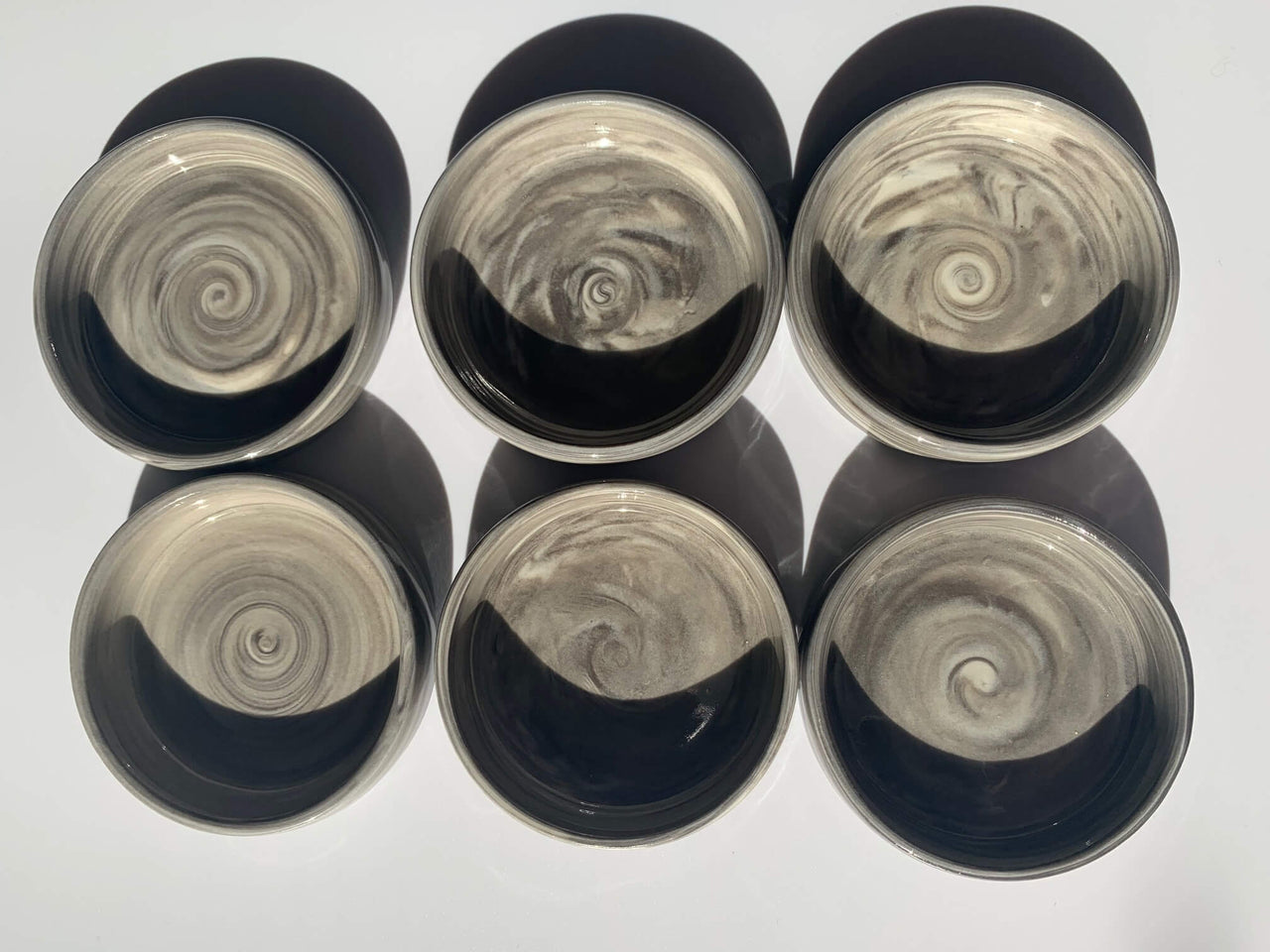 Lana Rayman Pottery - Modern Swirl Ceramic Seder Plate - ModernTribe