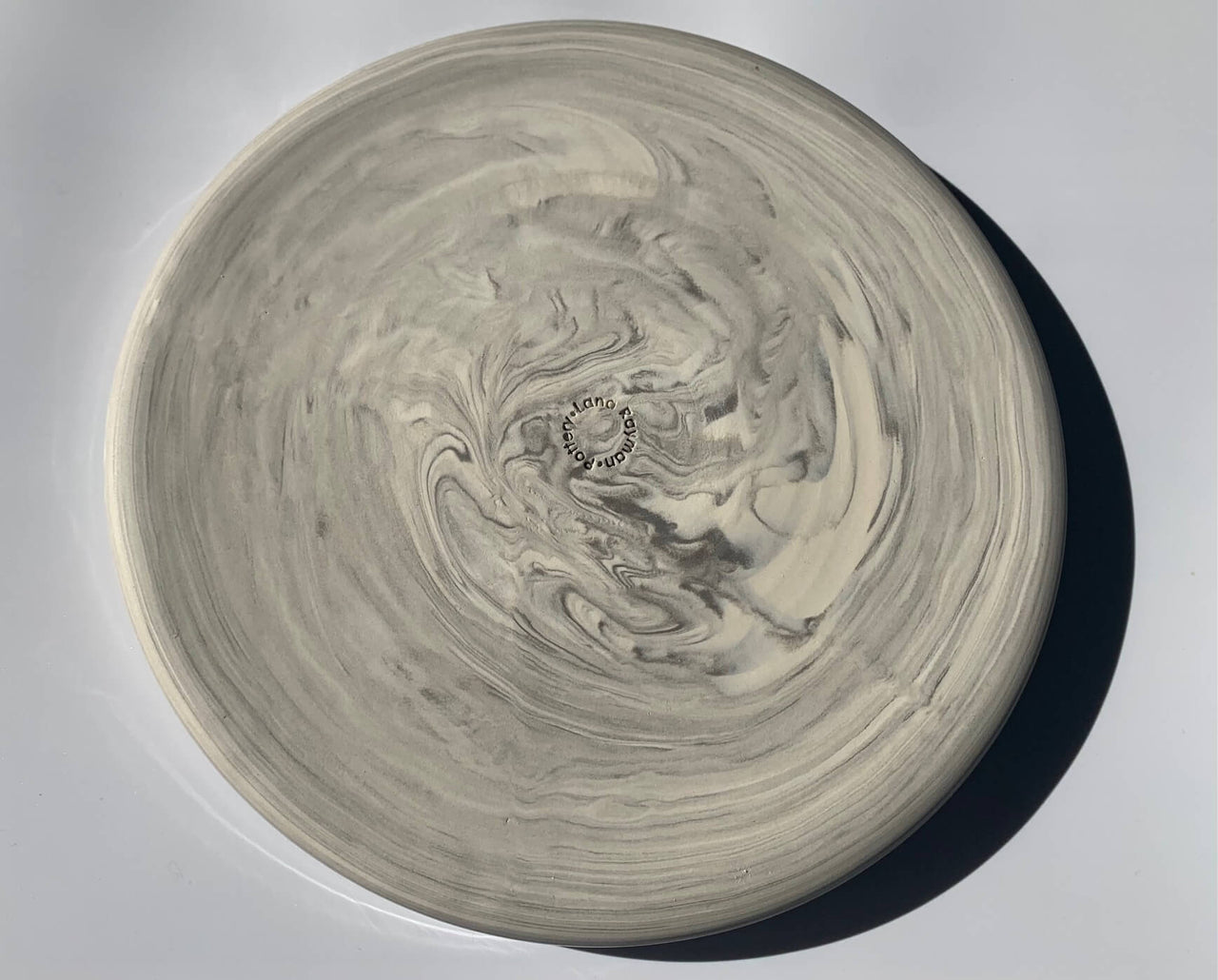 Lana Rayman Pottery - Modern Swirl Ceramic Seder Plate - ModernTribe