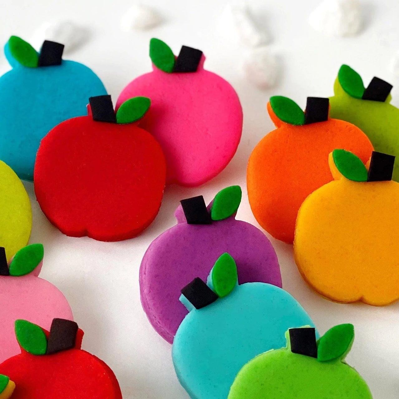 Marzipops - Marzipan Rosh Hashanah Rainbow Apple Tiles - ModernTribe