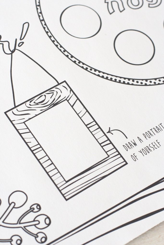 Chai and Home - Passover Coloring Placemats - ModernTribe