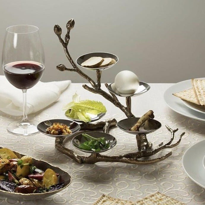 Quest - Branch to Freedom Seder Plate - Bronze - ModernTribe