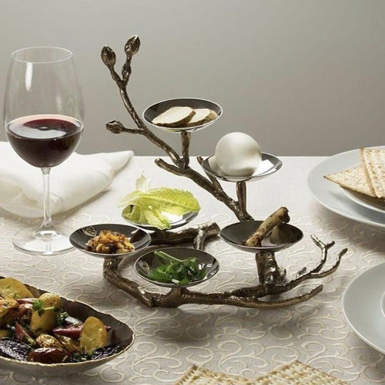 Branch to Freedom Seder Plate - Bronze