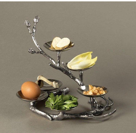 Branch to Freedom Seder Plate - Silver