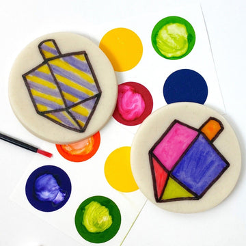 Marzipops Food Marzipan Paint-Your-Own Dreidels