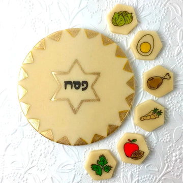 Marzipops Food Marzipan Seder Plate