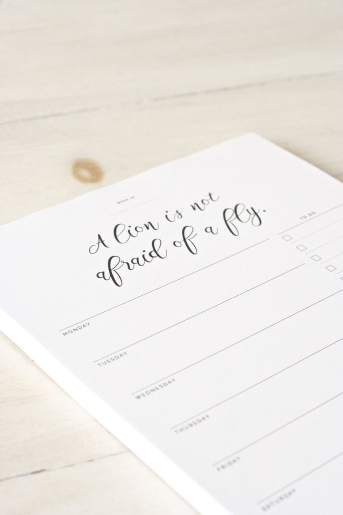 Chai and Home - Yiddish Wisdom Weekly Planner - ModernTribe