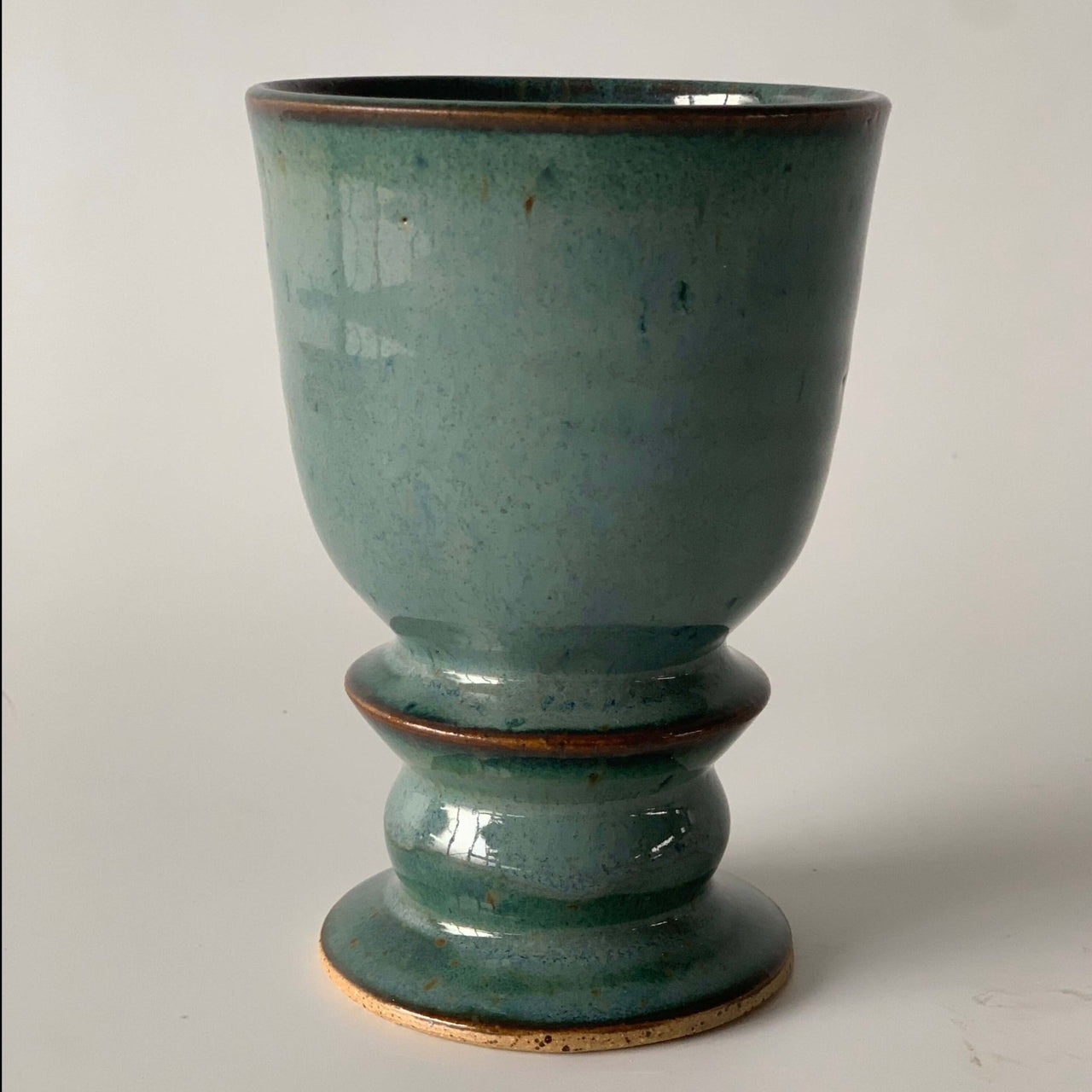 Rachael Pots - Ceramic Kiddush Cup by Rachael Pots - Dark Blue - ModernTribe
