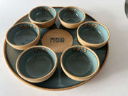 Rachael Pots Seder Plates The Seder Plate by Rachael Pots - Dark Blue