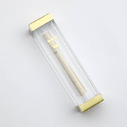 Mazel Tov Designs Mezuzahs Adhesive Hanging Fill-Your-Own Wedding Shards Mezuzah - Gold