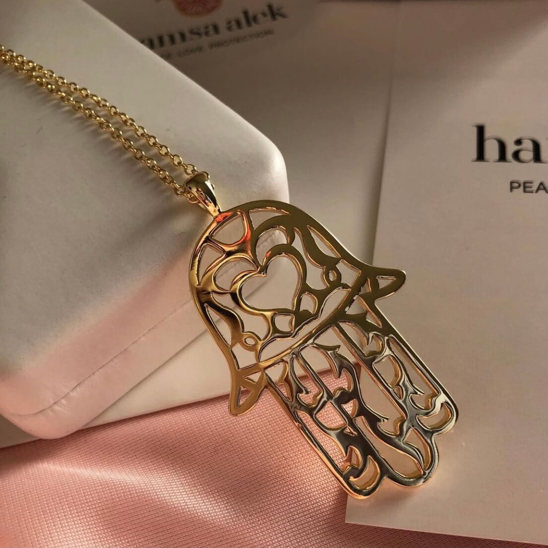 Hamsa Alek - Moroccan Hamsa Love Necklace - ModernTribe