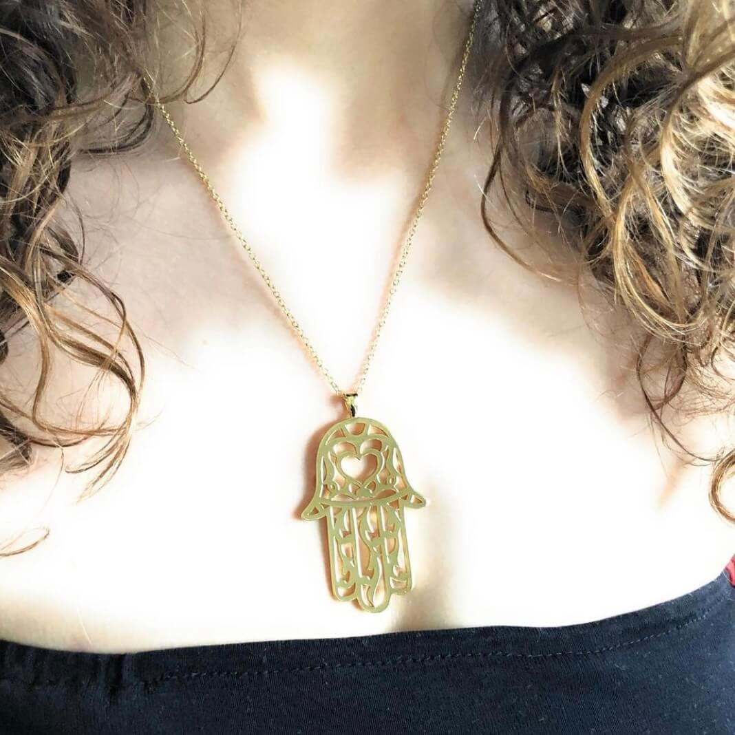 Hamsa Alek - Moroccan Hamsa Love Necklace - ModernTribe