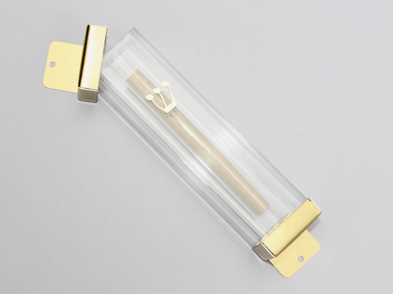 Mazel Tov Designs - Fill - Your - Own Wedding Shards Mezuzah - Gold - ModernTribe