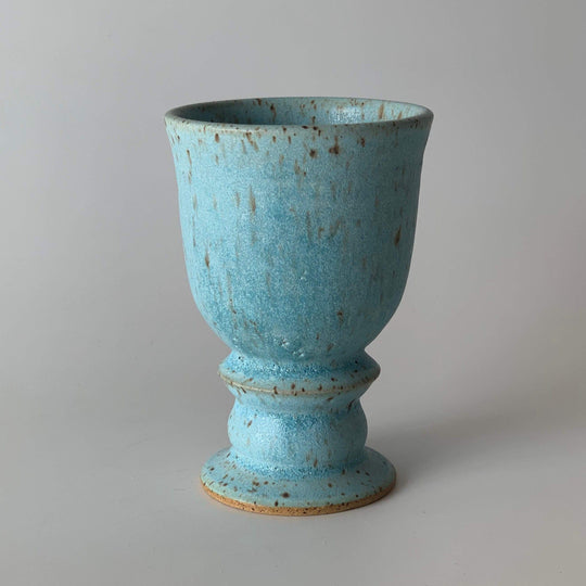 Ceramic Kiddush Cup by Rachael Pots - Robin's Egg Blue