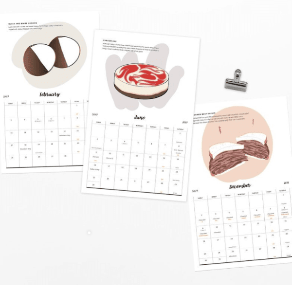 Chai and Home - The Jewish Deli - Jewish Wall 5779 Calendar - ModernTribe