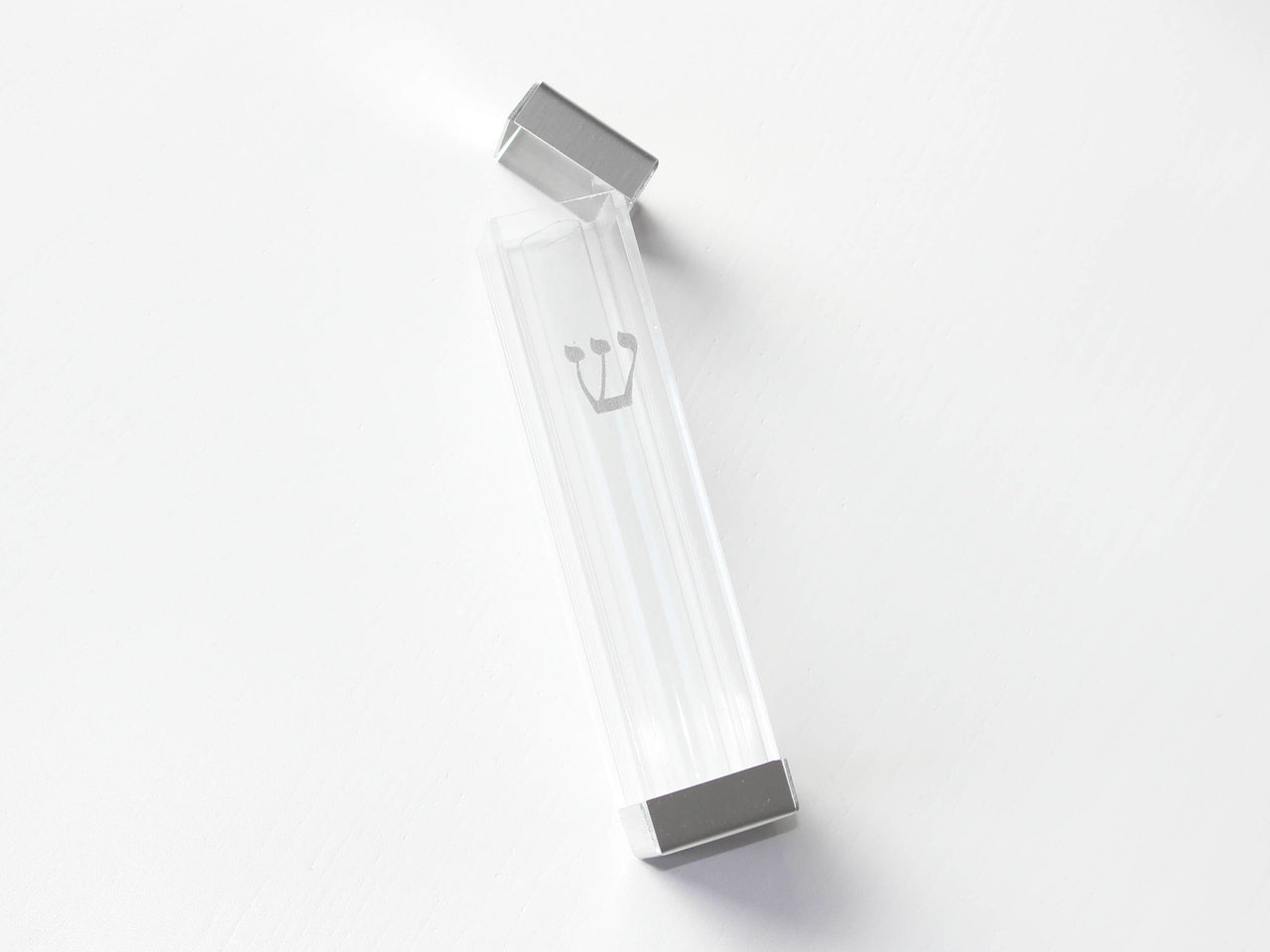 Mazel Tov Designs - Fill - Your - Own Wedding Shards Mezuzah - Silver - ModernTribe
