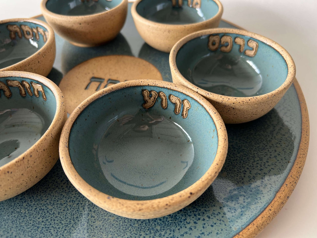 Rachael Pots - The Seder Plate by Rachael Pots - Dark Blue - ModernTribe