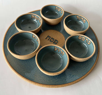 Rachael Pots - The Seder Plate by Rachael Pots - Dark Blue - ModernTribe
