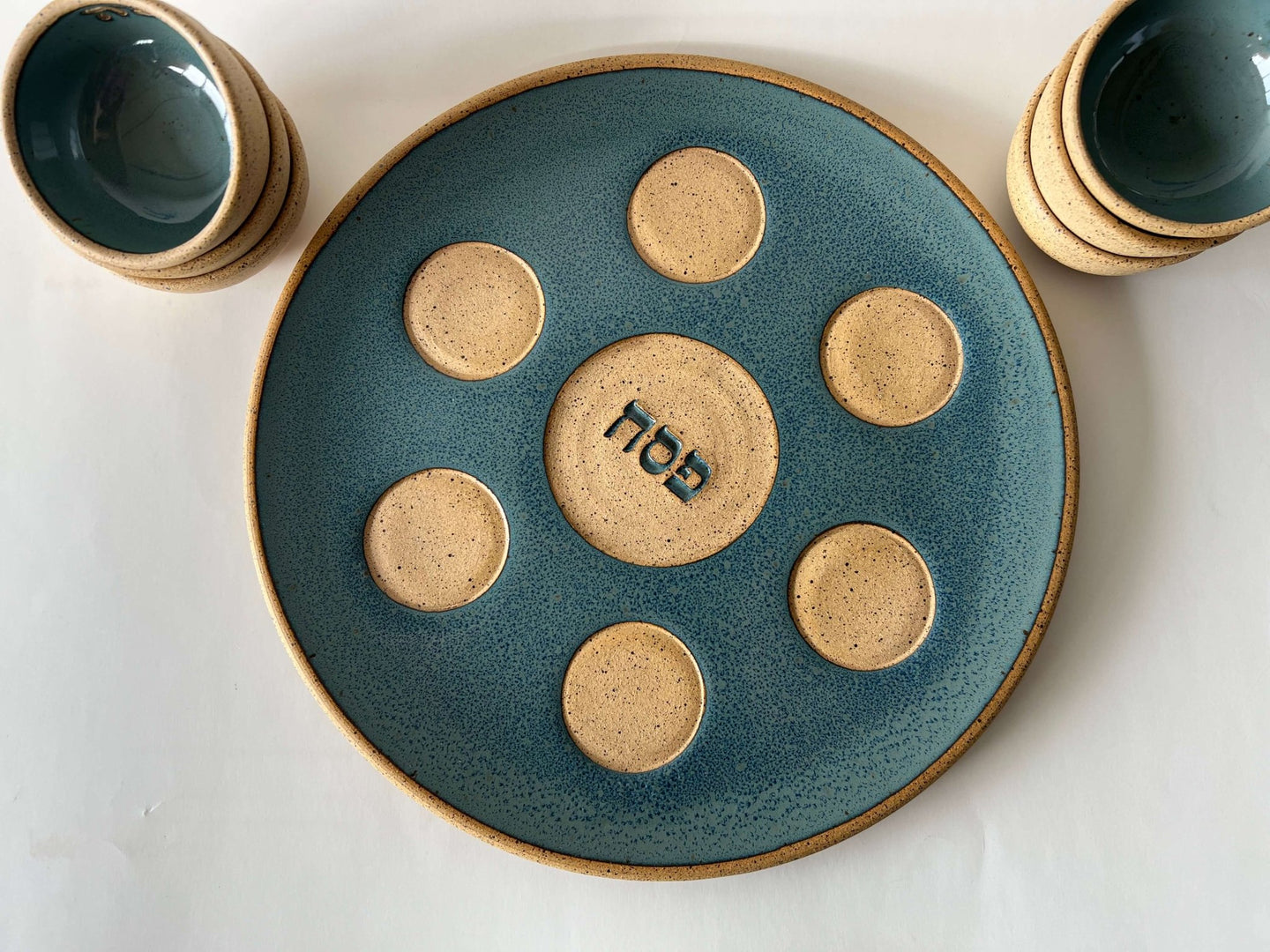 Rachael Pots - The Seder Plate by Rachael Pots - Dark Blue - ModernTribe
