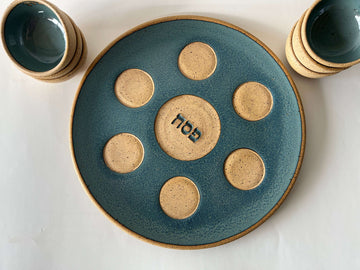 Rachael Pots - The Seder Plate by Rachael Pots - Dark Blue - ModernTribe