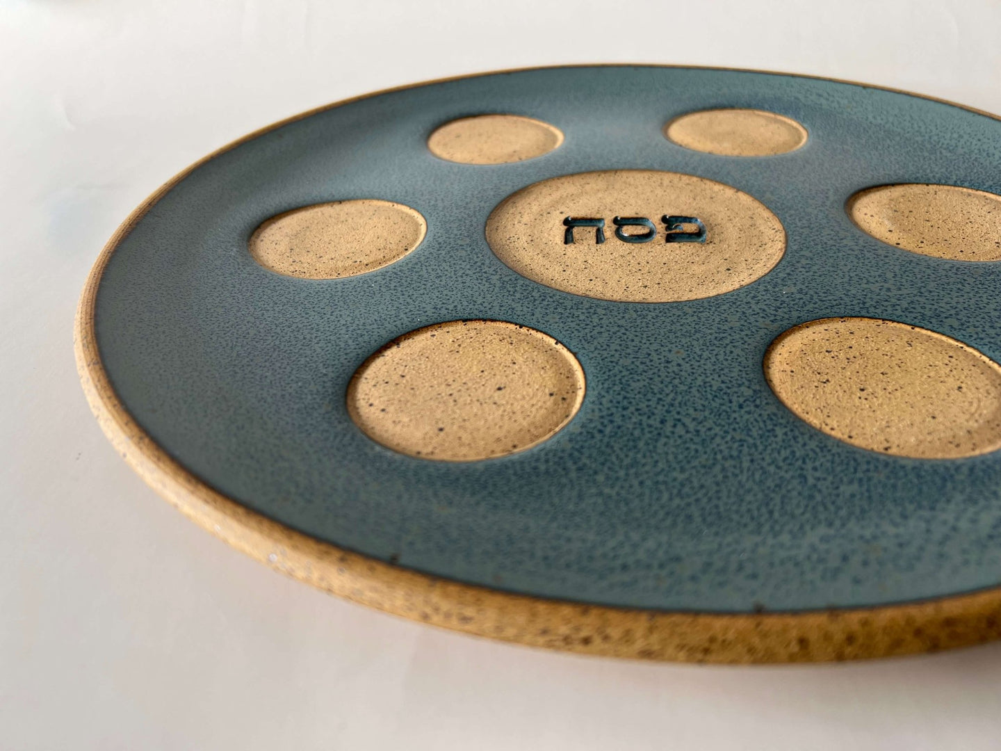 Rachael Pots - The Seder Plate by Rachael Pots - Dark Blue - ModernTribe