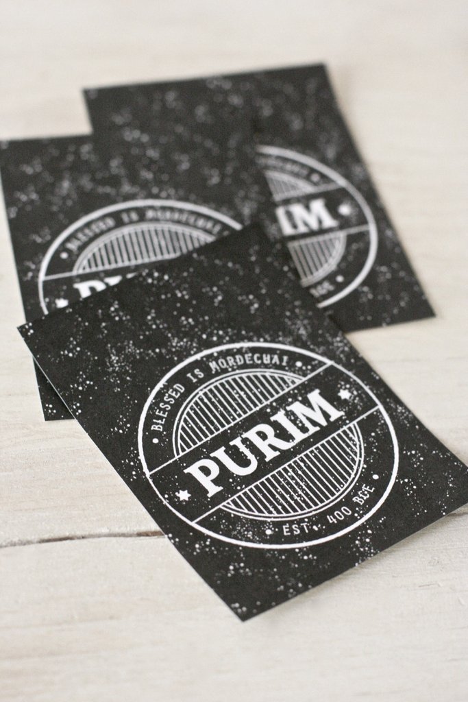 Chai and Home - Purim Stickers, Set of 10 - ModernTribe