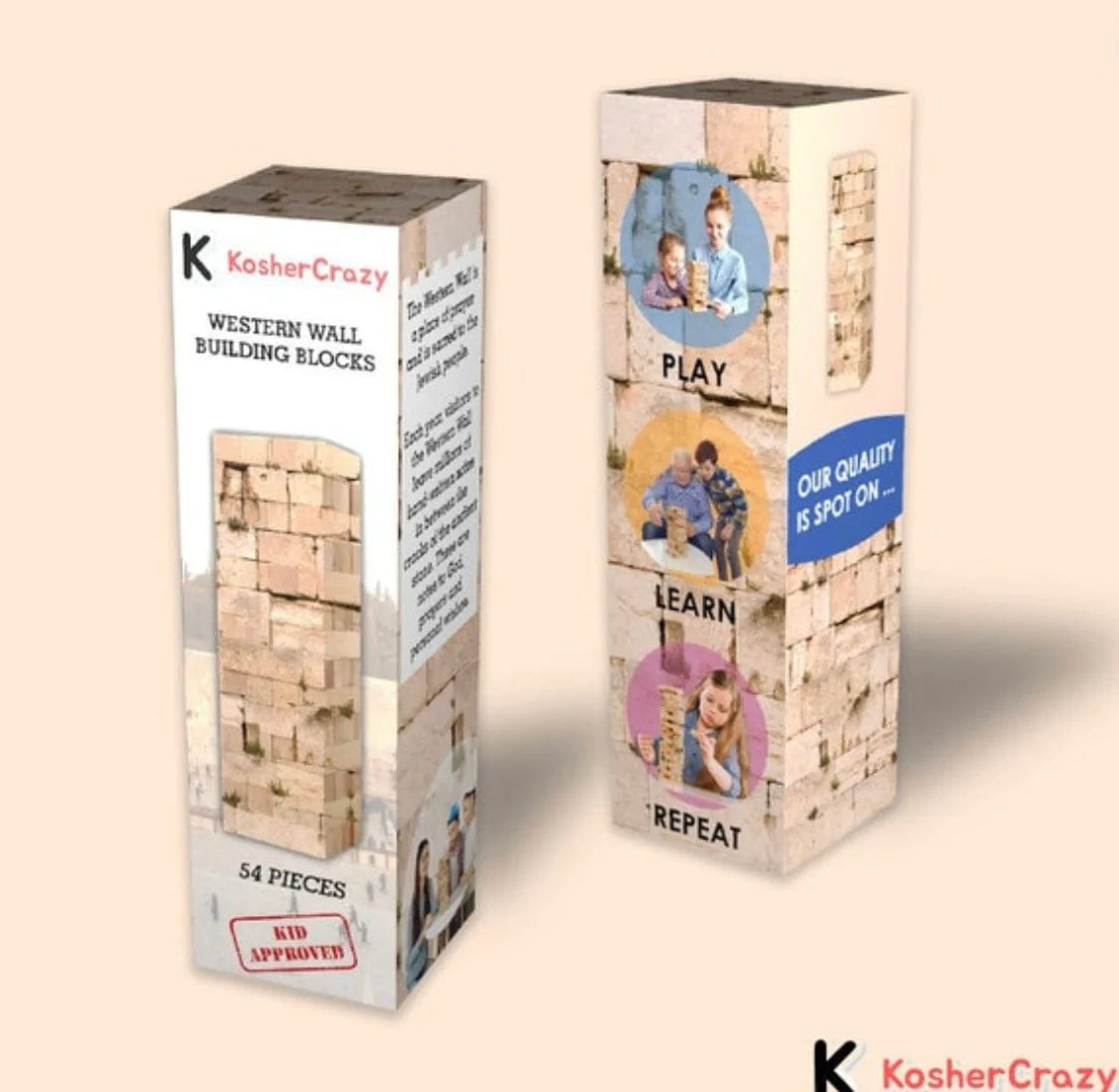 KosherCrazy - Western Wall Building Blocks® Game - ModernTribe