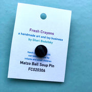 Fresh Crayons Brooches & Pins Bubbe's Matzo Ball Soup Pin by Fresh Crayons