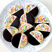 Marzipops Food Marzipan Sprinkle Black & White Cookies