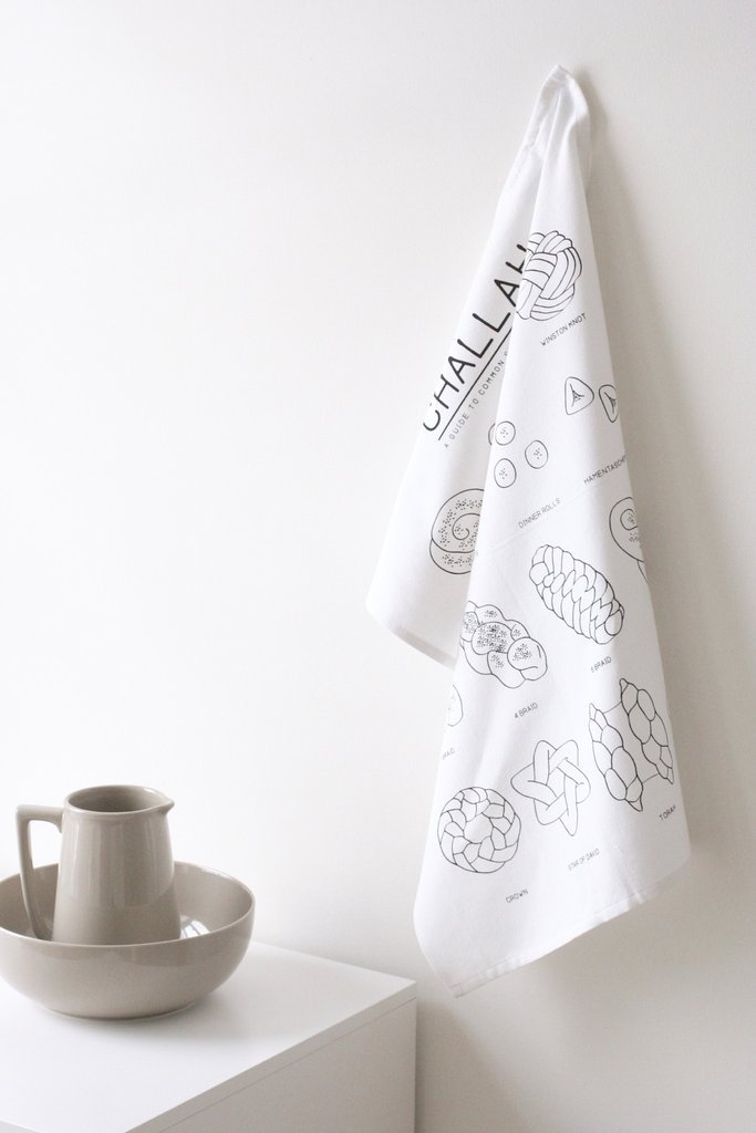 Chai and Home Challah Accessory Challah Shapes Kitchen Towel / Challah Cover