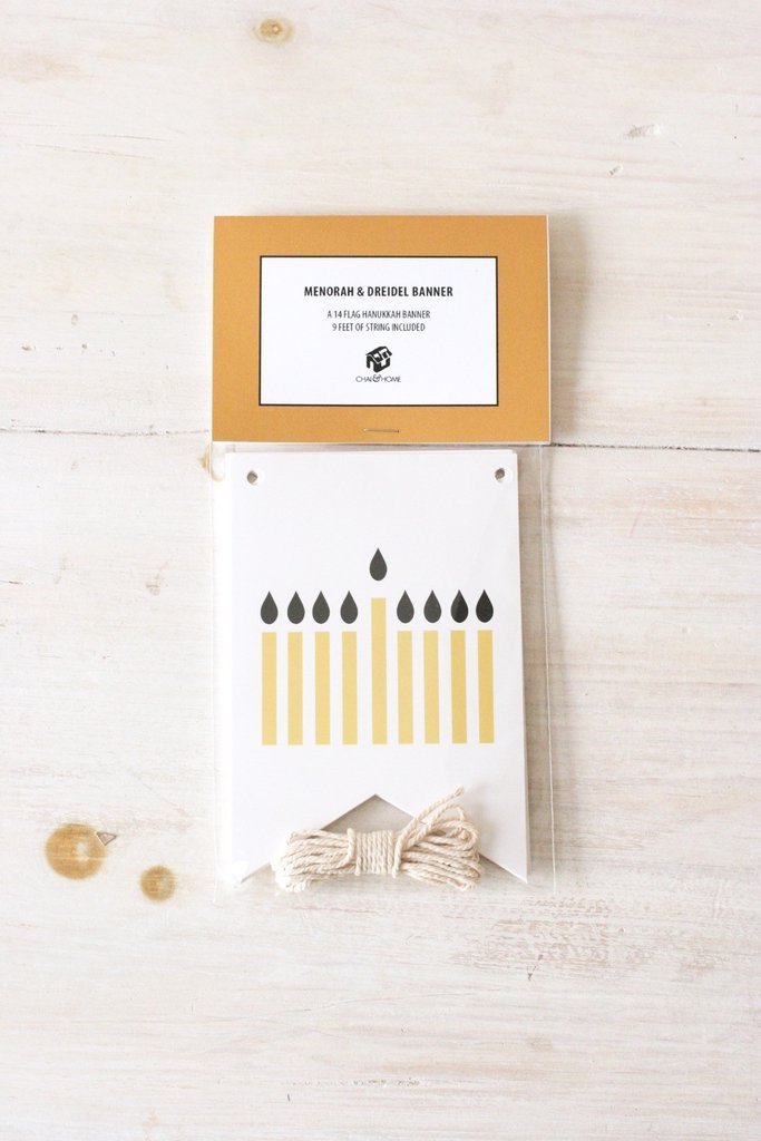 Chai and Home - Menorahs and Dreidels Banner - ModernTribe