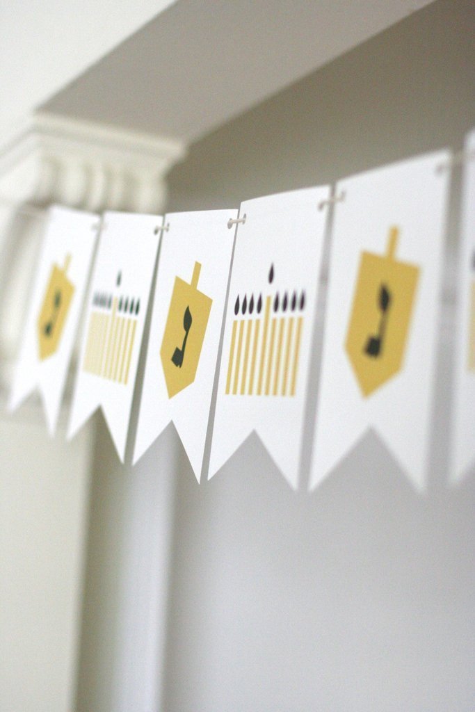 Chai and Home - Menorahs and Dreidels Banner - ModernTribe