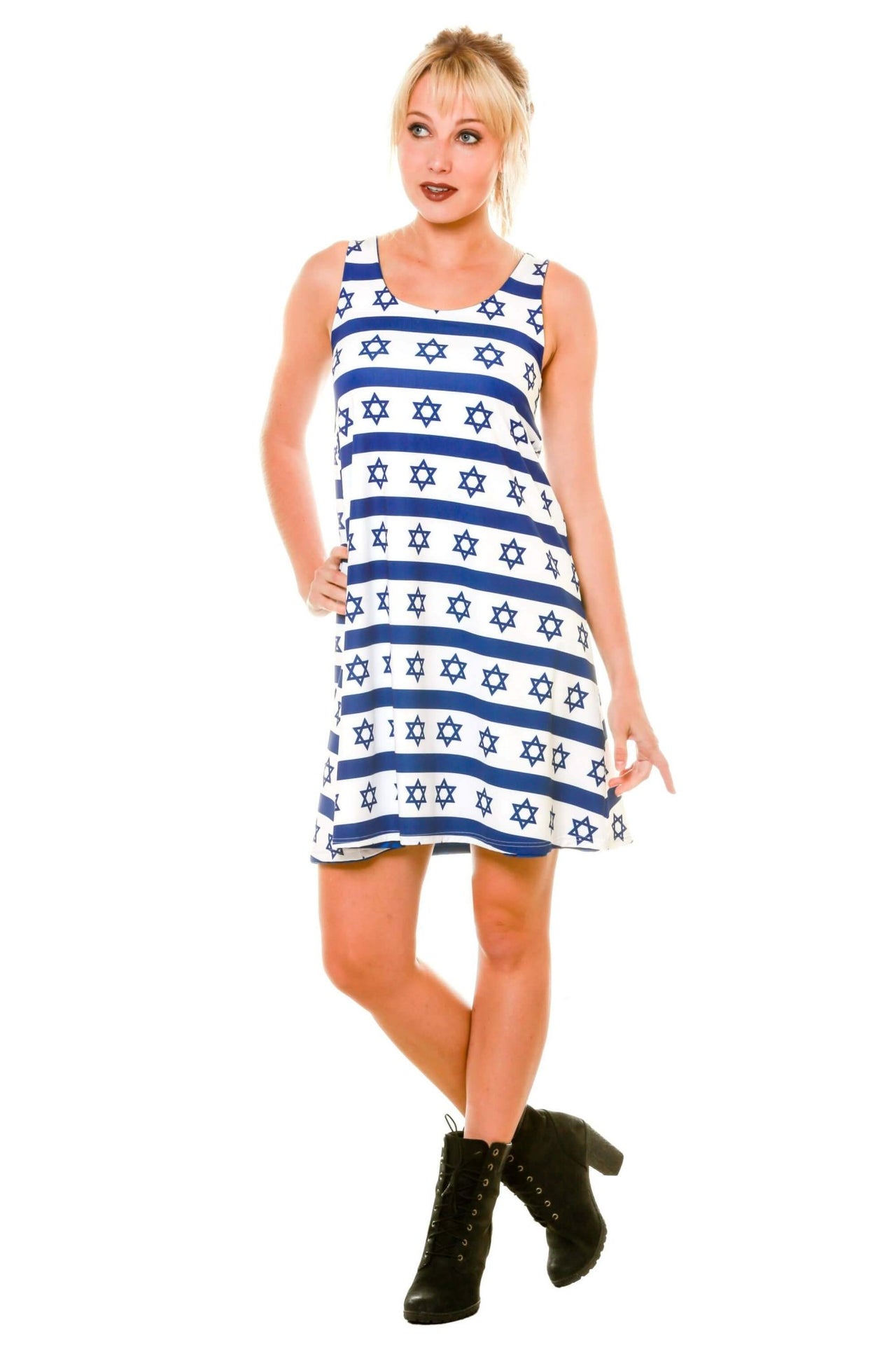 Shinesty - Rock Star of David Reversible Dress - ModernTribe