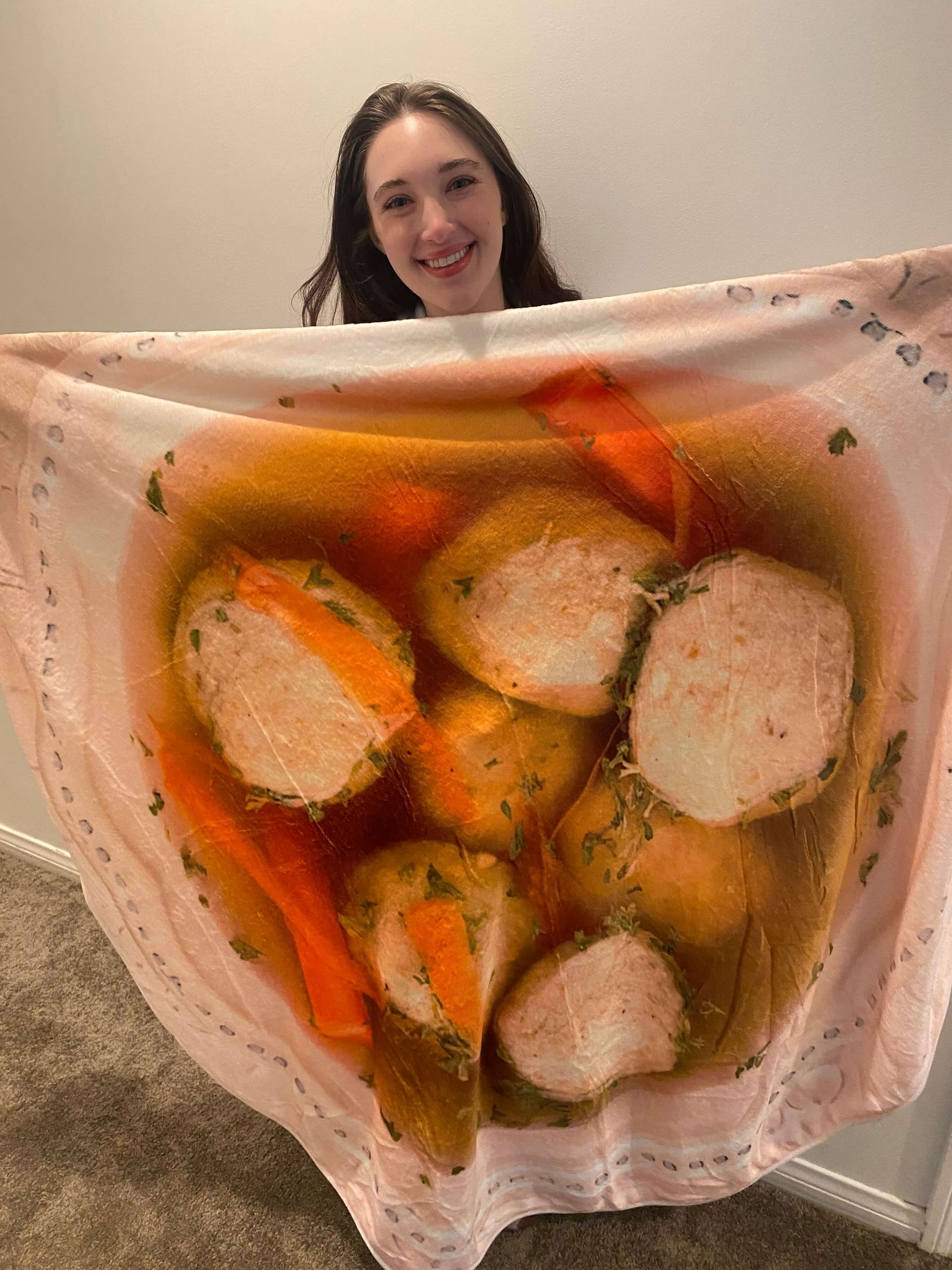 KosherCrazy Blankets Matzah Ball Soup Blanket